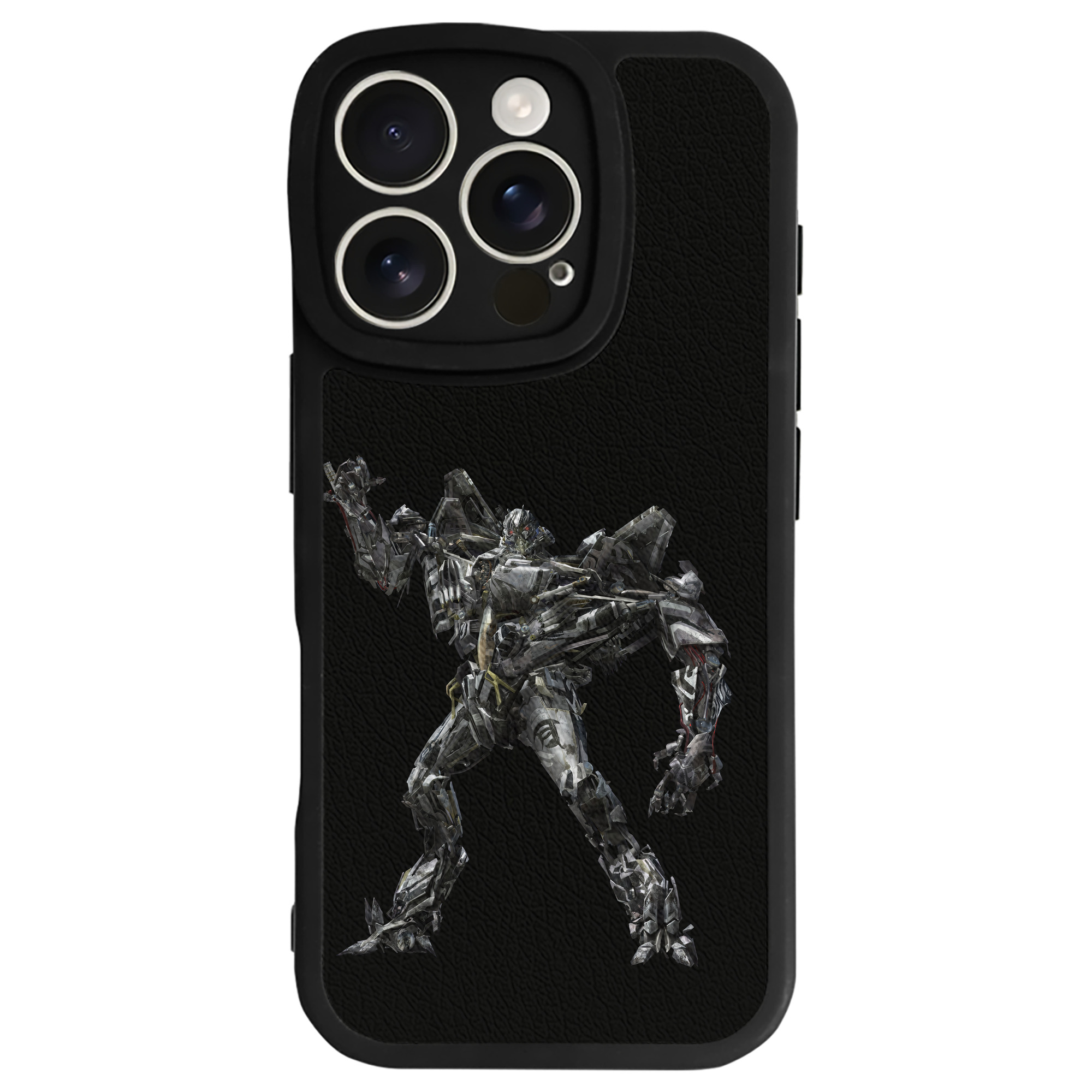 （画像用） Transformers トランスフォーマー 【iPhone 16シリーズ対応】シリコンスマホケース（レザー調） 材質：シリコン